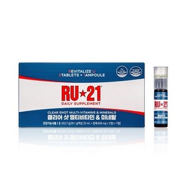 Office Depot RU21 Clear Shot Multivitamin 1 Box of 7 Bottles / 오피스디포 알유21 클리어샷 멀티비타민 1박스 7병
