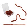 Hopzab 10PCS Realistic Stretchy Earthworm Prank Toys, Novelty Wiggly Worms