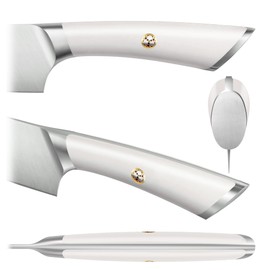 Cangshan ELBERT Series German Steel Forged Starter Knife Sets (White, 3-Piece)