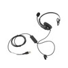 Single Ear Headset Comfortable Lightweight Noise Canceling Wired Computer Headset