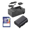 Panasonic Lumix GH4 Digital Camera Accessory Kit Includes: SDDMWBLF19E Battery,