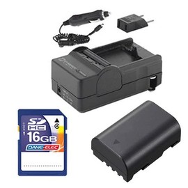 Panasonic Lumix GH4 Digital Camera Accessory Kit Includes: SDDMWBLF19E Battery, SDM-1565 Charger, SD4/16GB Memory Card