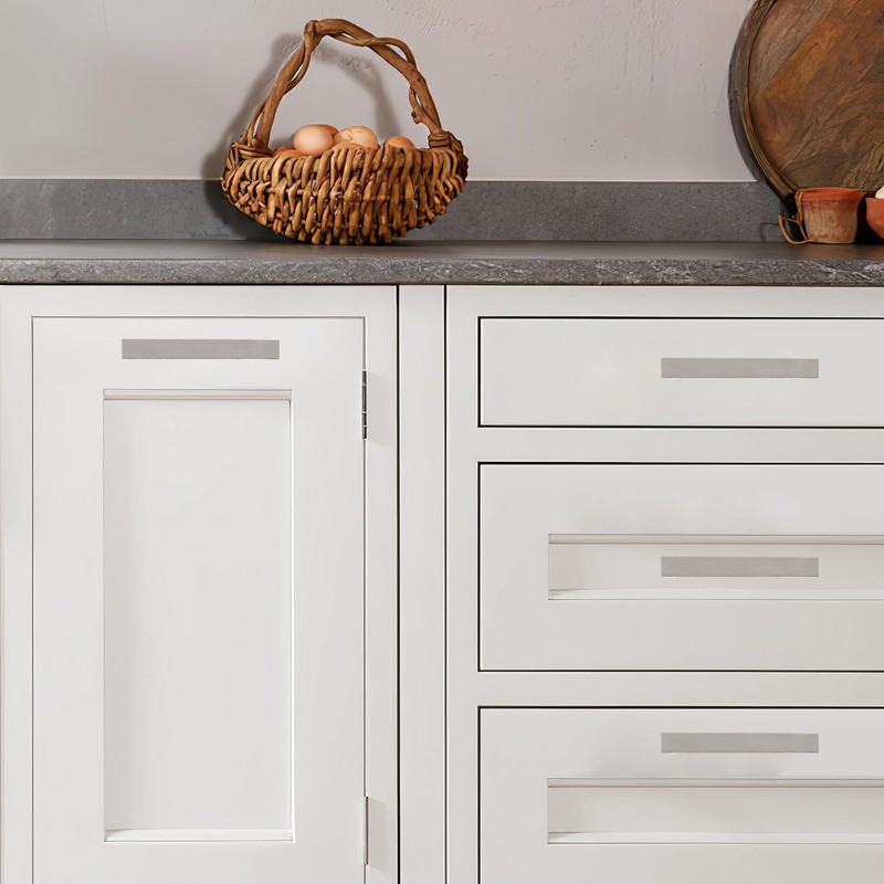 khtumeware 5 Pack 7-1/2 Inch(192mm) Brushed Satin Nickel Square Cabinet