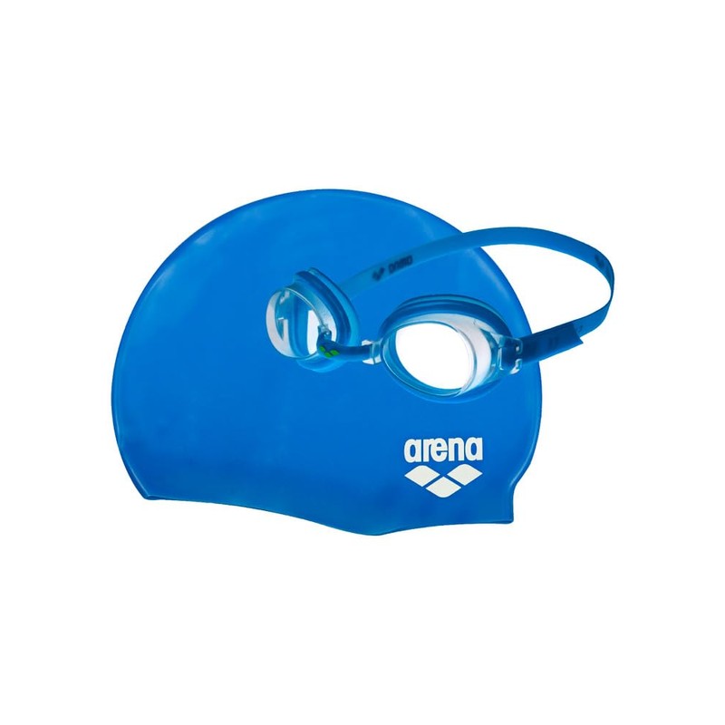 ARENA Kids Pool Set Goggles and Swim Cap