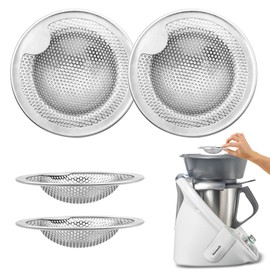 Set of 4 Splash Guard Strainer for Thermomix TM6 TM5 TM31 Mix Slider Stainless Steel Replacement Filter Accessories