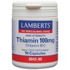 Lamberts Thiamin Capsules – High Strength Vitamin B1 100mg –