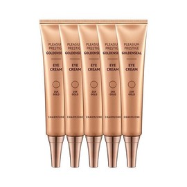 Chamzon 참존 골든실 순금 24k 주름개선 고영양 탄력 아이크림 30ml x 5개..34878376 ChamZone Golden Silk Pure Gold 24K Wrinkle Improvement High Nutritional Elasticity Eye Cream 30ml x 5 pcs
