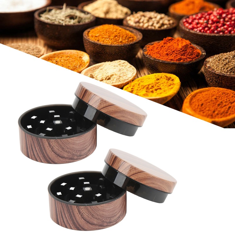 Manual Spice Grinder Mini Design Durable Metal ABS Portable Easy