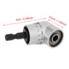 Screwdriver Extension Socket, 1/4in 105 Degree Angle Hex Extension Drill