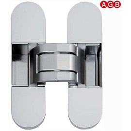 AGB 2.0 Eclipse - Adjustable Concealed Hinge for Telescopic coverplate and Flush (1 Set)