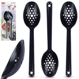 Kitchen Foam Spoon Skimmer Ladle 17.5 cm Pack of 3
