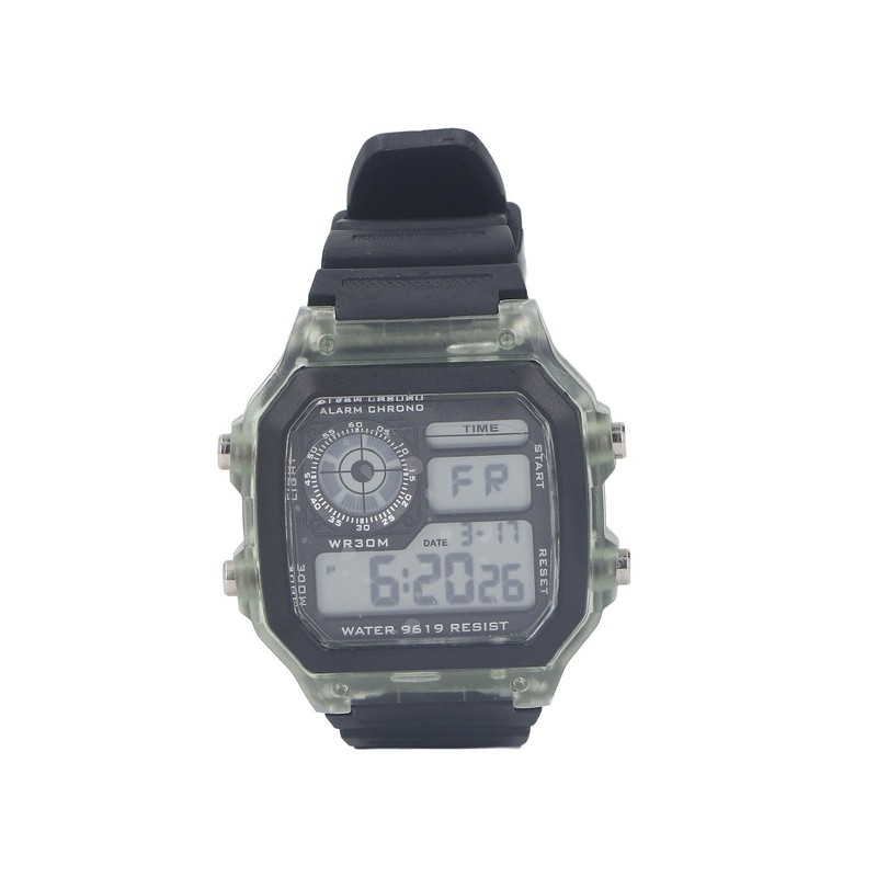 Electronic Sports Watch 12 24 Hours Waterproof Digital Wrist Watch