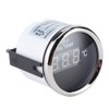 Universal Digital Oil Temperature Gauge 52mm 50‑150℃ W/Red Backlight 12V/24V