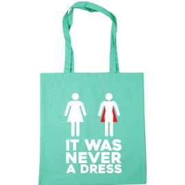 Hippowarehouse It was never a dress Tote Shopping Gym Beach Bag 42cm x38cm, 10 litres
