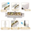 5pcs Brass Cable Connector with Double Screws, ABS Housing Main