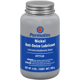 Permatex 77124 Nickel Anti-Seize Lubricant, 8 oz., Pack of 1