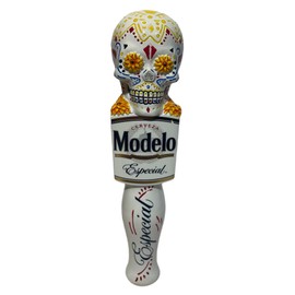 Modelo Especial Dia De Los Muertos Skull Tap Handle | 10" Tall