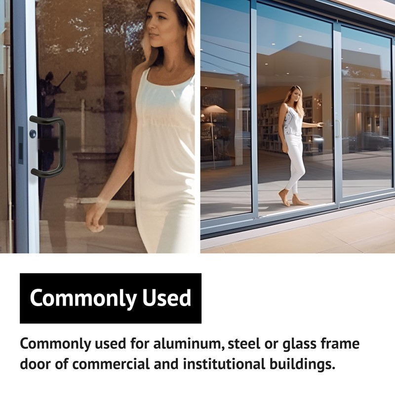 elox Storefront Narrow Stile Mortise Door Lock Hookbolt, Sliding Bolt