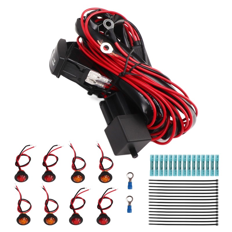 UTV Turn Signal Rocker Switch ATV Street Legal Lighting Kit