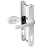 uPVC Door Handle 92mm 62mm Offset Lever Pad 215mm Fixings