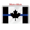 60×90 CM Thin Blue Line Flag,2×3 FT Honoring Police Officer