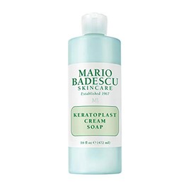 Mario Badescu Jabn en crema Keratoplast  Limpiador facial diario sin aceite con BHA para una exfoliacin suave  Elimina maquillaje, grasa y impurezas  