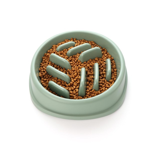YANEVIVPM Slow Feeder Dog Bowls 2.5 Cups Dog Food Bowls,