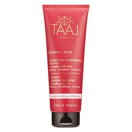 TAAJ Ayurvedic Shampoo Loo Pow Keshika Strengthening Revitalising and Strengthening Ayurvedic Powder with Cleansing and Beautifying Properties Fresh, Soft Vegan 250 ml