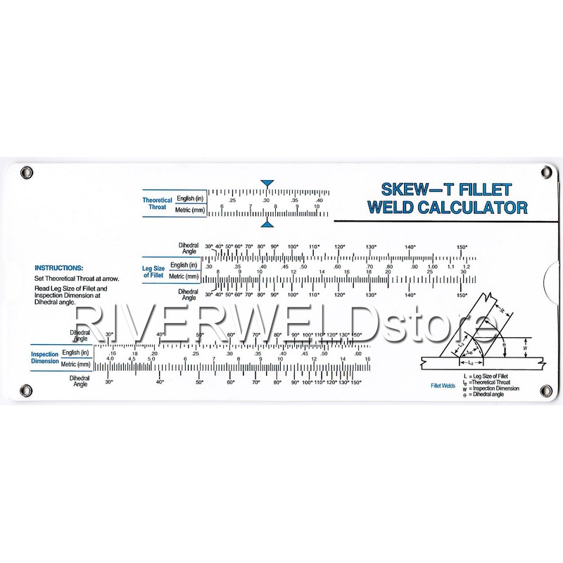 Skew-t Fillet Weld Gauge Gage Welding Inspection