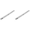 VILLCASE 2pcs Painting Positioning Ruler, Metal 3 Pin Peg Bar