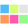 Operitacx 6 Books Colorful Sticky Notes Sticking Memo Pads Self-stick