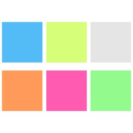 Operitacx 6 Books Colorful Sticky Notes Sticking Memo Pads Self-stick Note Pads Easy to Post Notes Planner Reminder to Do List Pads for and Daily Life