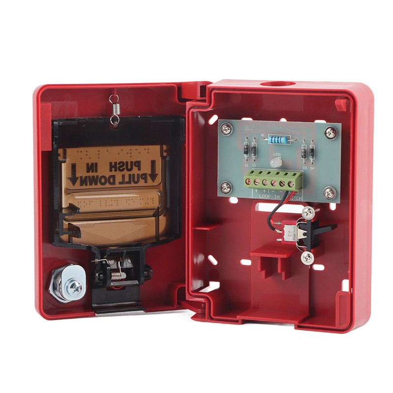 9-28VDC Manual Multiple Wire System Safety Fire Pull Station Alarm