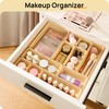 Vtopmart 25 PCS Plastic Drawer Organizers Set, 4-Size Versatile Bathroom