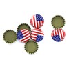 Home Brew Ohio Kronkorken mit amerikanischer Flagge, 100 Stück