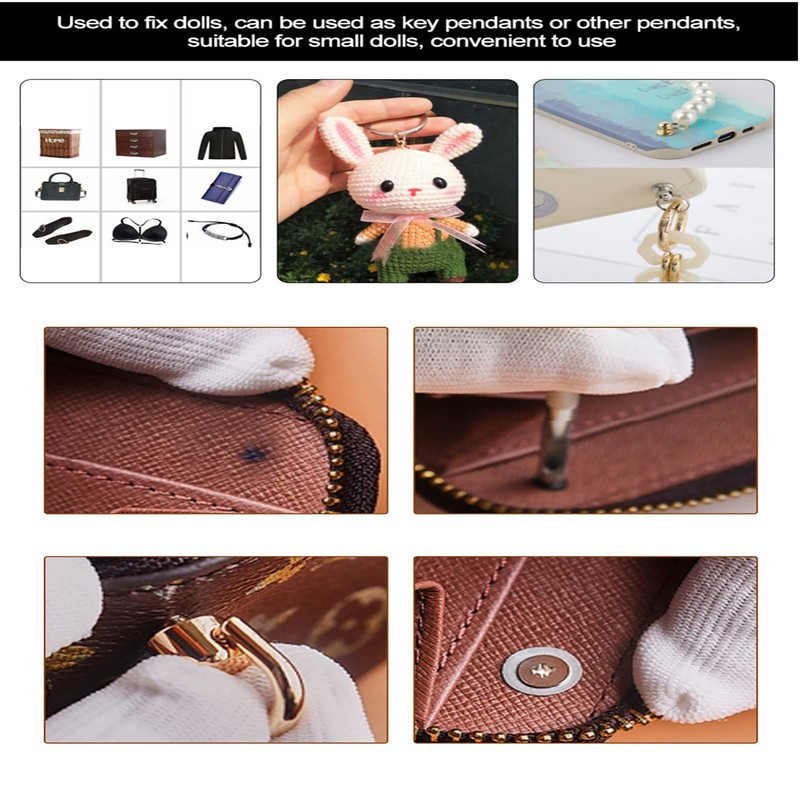 10pcs Head O-Ring Head Button Stud Rivets with Studs Screw