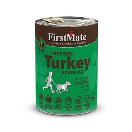 FirstMate Grain Free LID Turkey Formula Canned Dog Food 12.2 oz x 12 cans