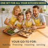 Baker’s Signature Stainless Steel Cookie Sheet Pan, Stainless Steel Baking