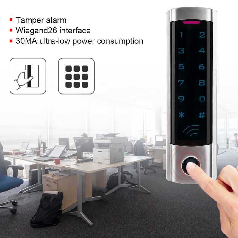 Outdoor IP68 Waterproof Door Access Control Card Password Wiegand26 Home