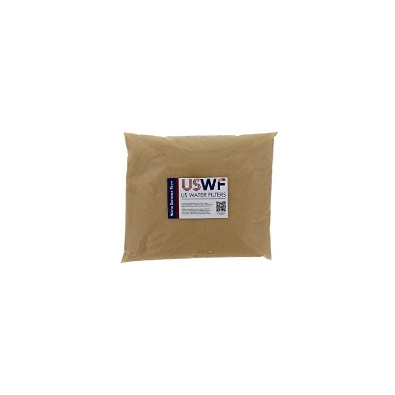 USWF-8P-12lbs Ion Exchange Water Softener Resin - 0.25 Cubic Foot