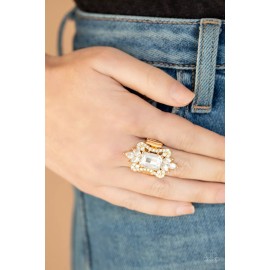 Paparazzi Things That Go Boom! Gold Ring - SMOKE AND PET-FREE HOME