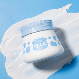 Crema de leche facial, hidratante hidratante para nutrir la cara, hidratante y suavizar la piel seca, crema de día y noche para niñas y mujeres, hidra