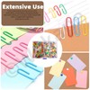 Wokape Coloured Vinyl Coated Thumb Clips & Paper Clip Kit,