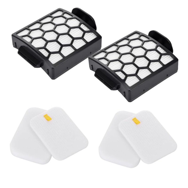 2 Foam Filter + 2 Hepa Filter Replacement for Shark
