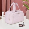 Colcolo Travel Toiletry Bag Large Capacity Makeup Bag for Brushes