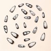 MISUD Press on Nails - Medium Stiletto Glue on Nails