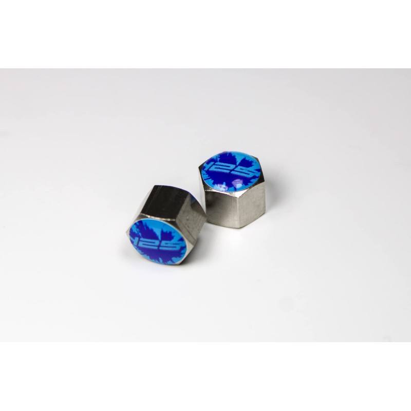 BIKE-label Valve Caps Motorcycle Pack of 2 Compatible with Yamaha