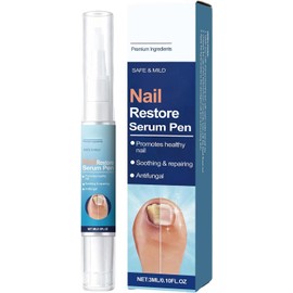 Nail Pen for Fingernails and Toenails, Nail Repair Serum Pen, Nail Hungus Pen para uñas de los Pies, la Pluma de Cuidado de las Uñas, Reparadora de Uñas, Limpia y Brilla (1PC)
