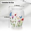 4.33 Inches Small Cremation Urn for Human Ashes Ceramic Decorative