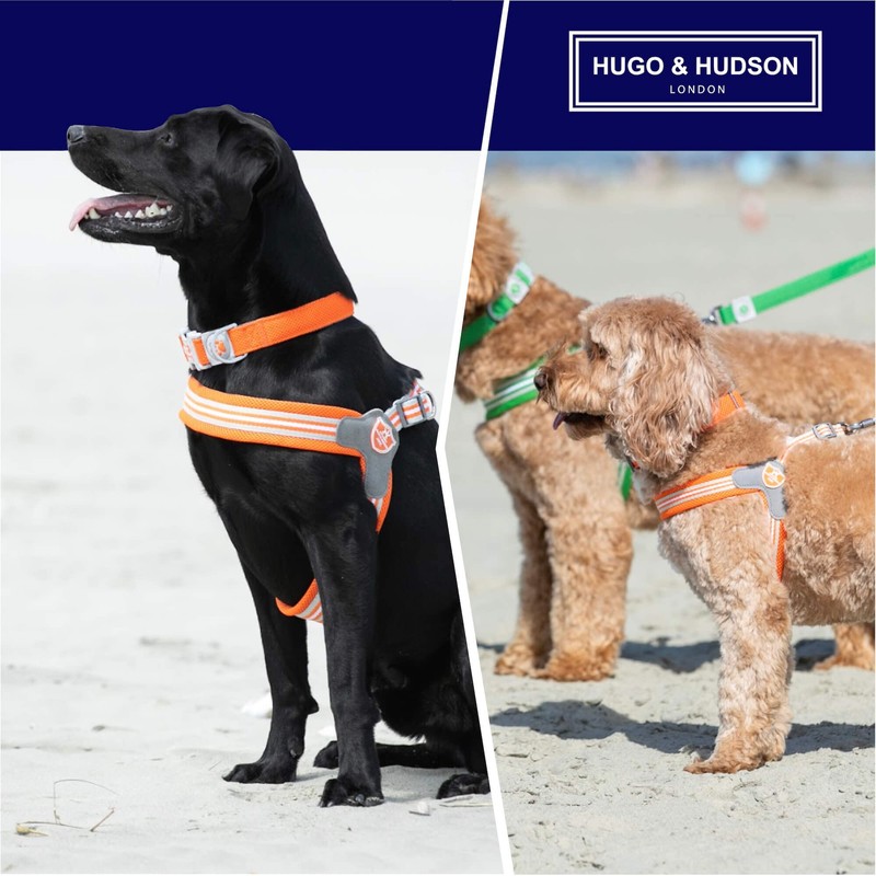 HUGO & HUDSON Easy Walk Dog Harness Adjustable No-Pull Step-in